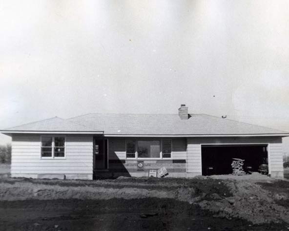 vintage photo of house