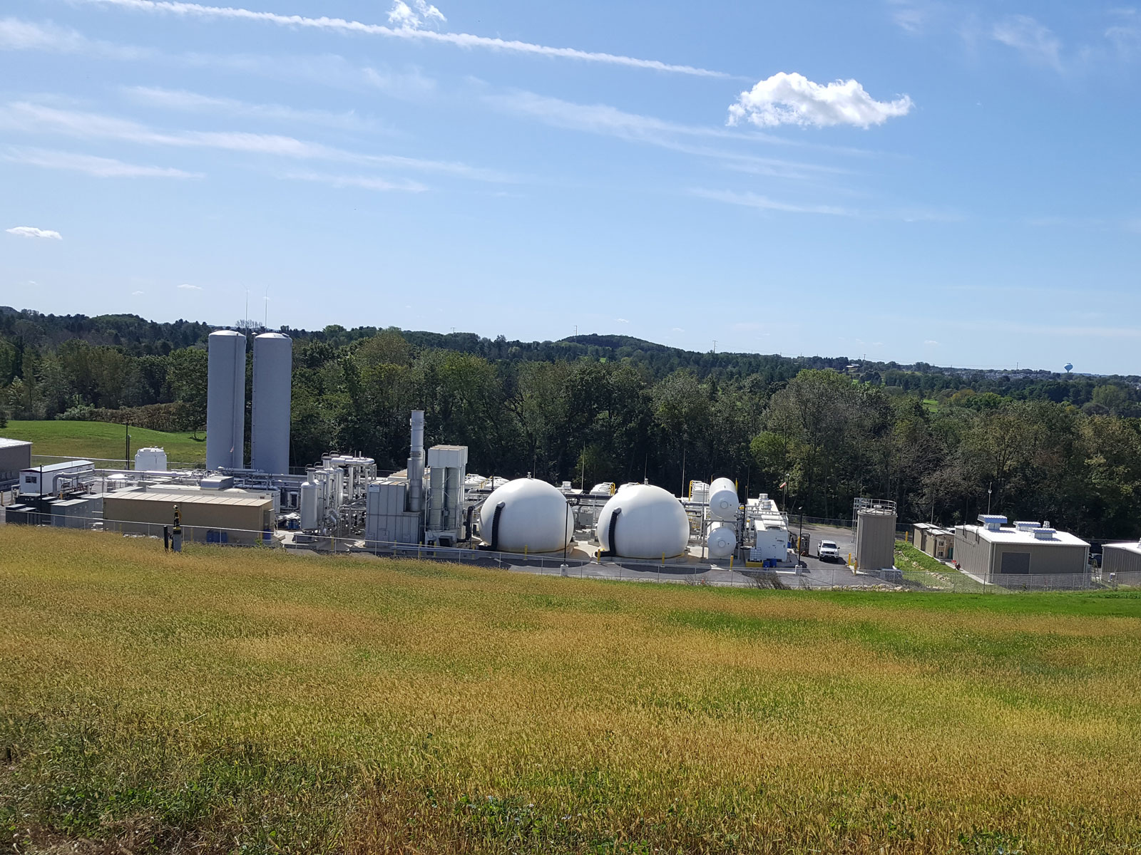 Dane County BioGas view from hill