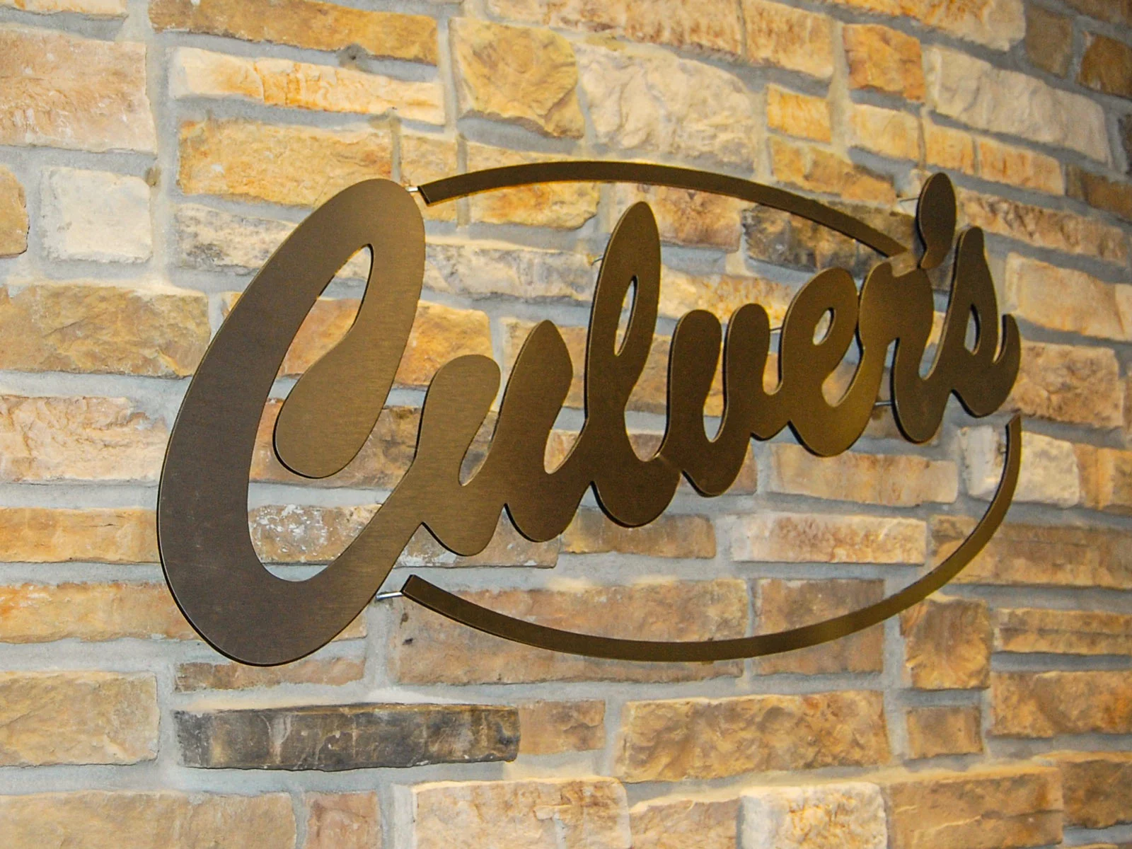 Culver's Deforest die-cut sign