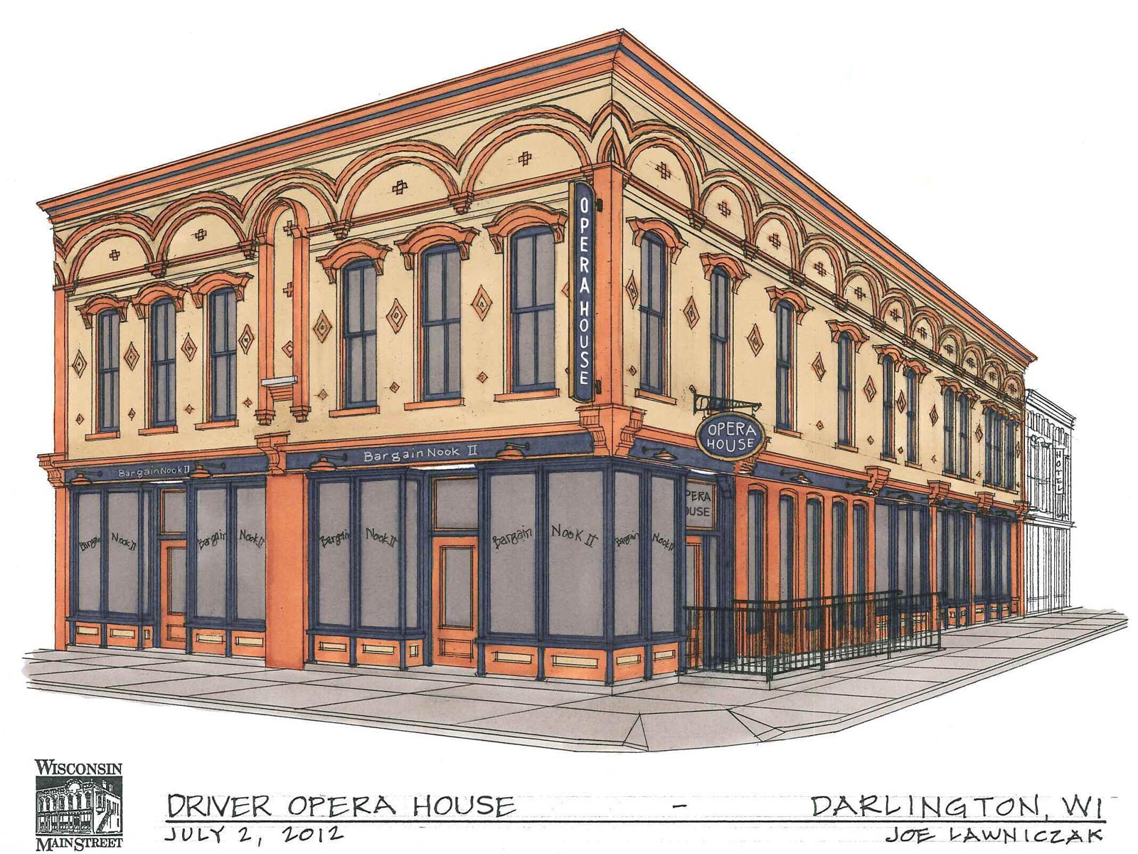 Driver Opera House interior rendering