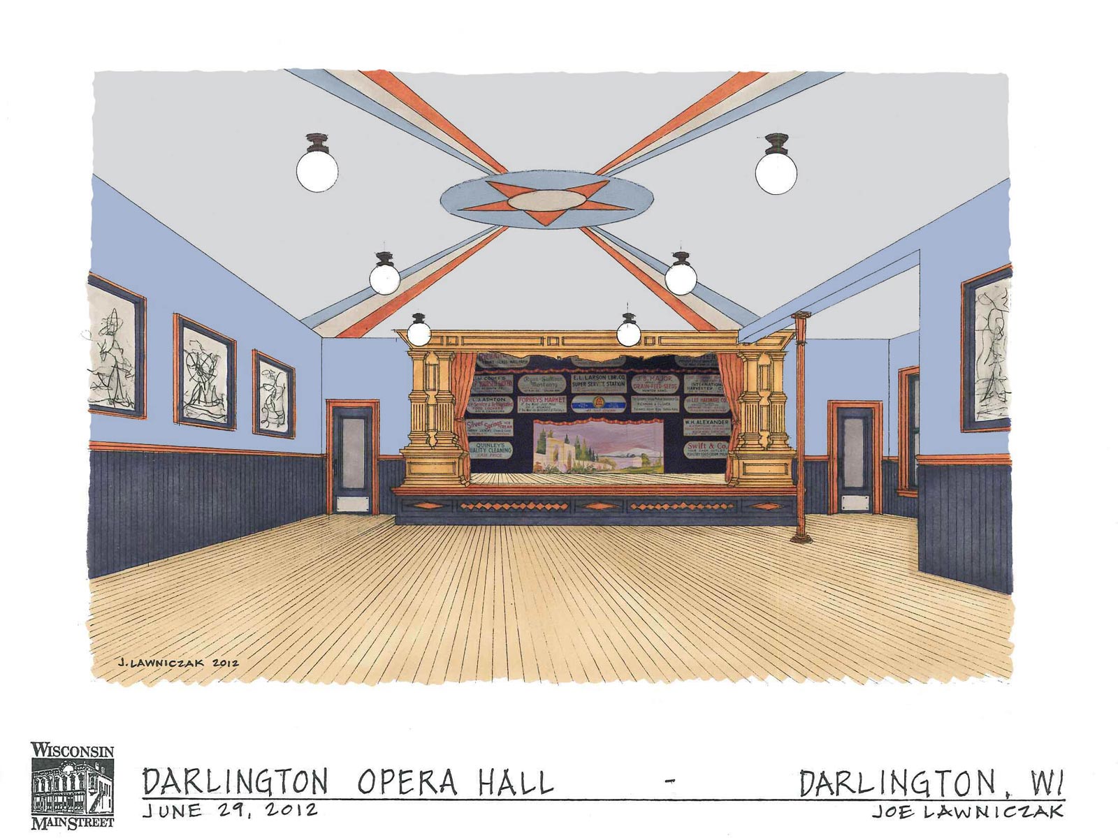 Driver Opera House interior rendering