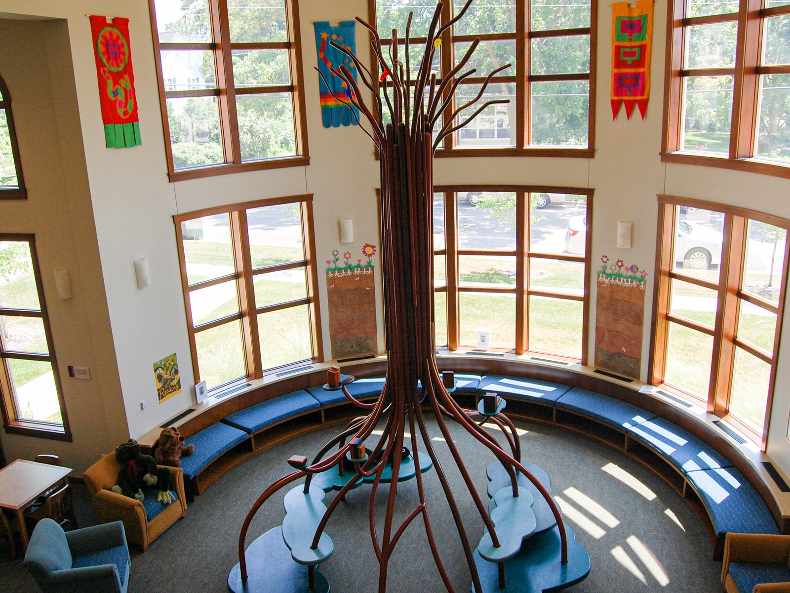 Dwight Foster Public library interior