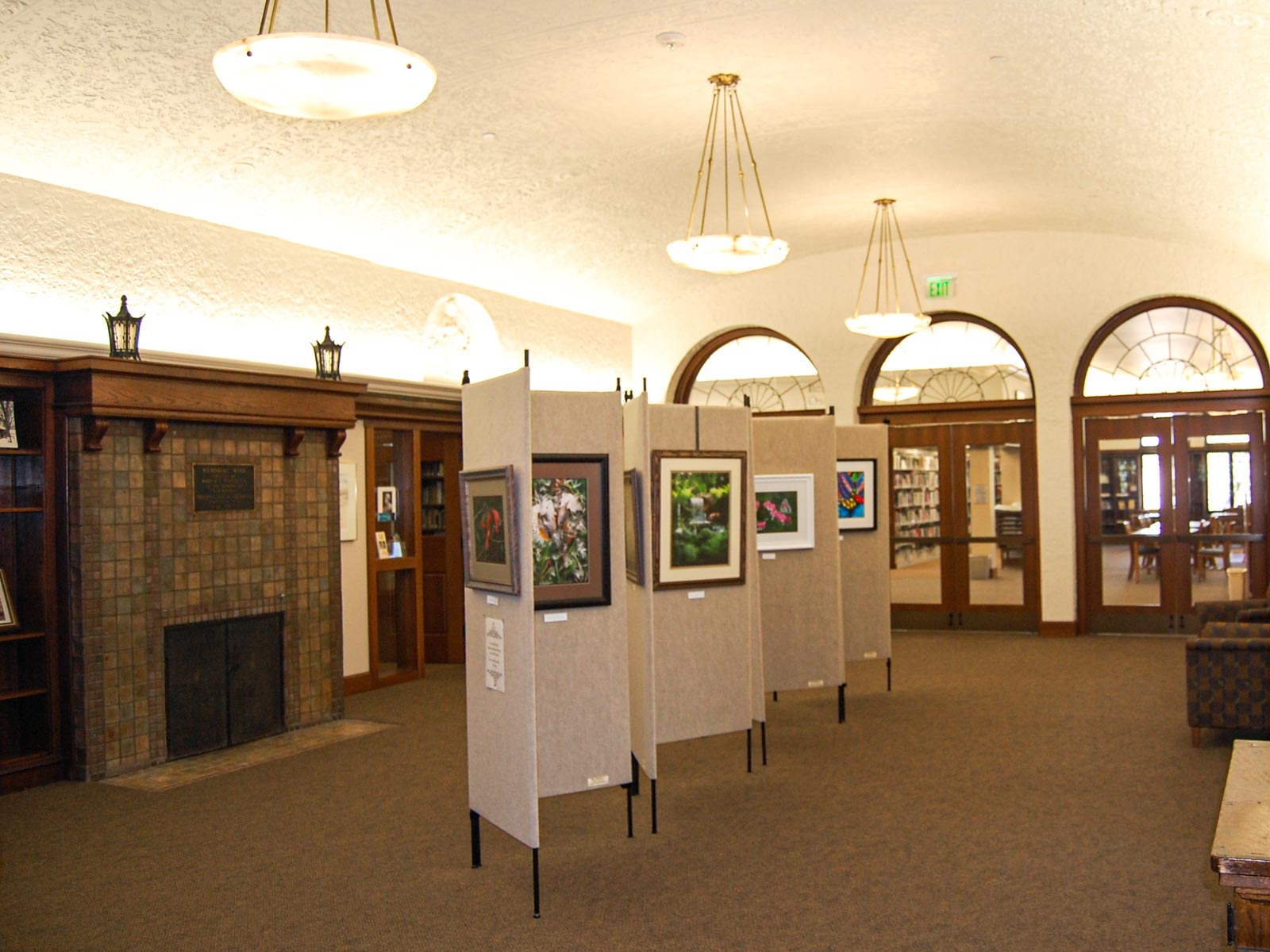 Dwight Foster Public library interior