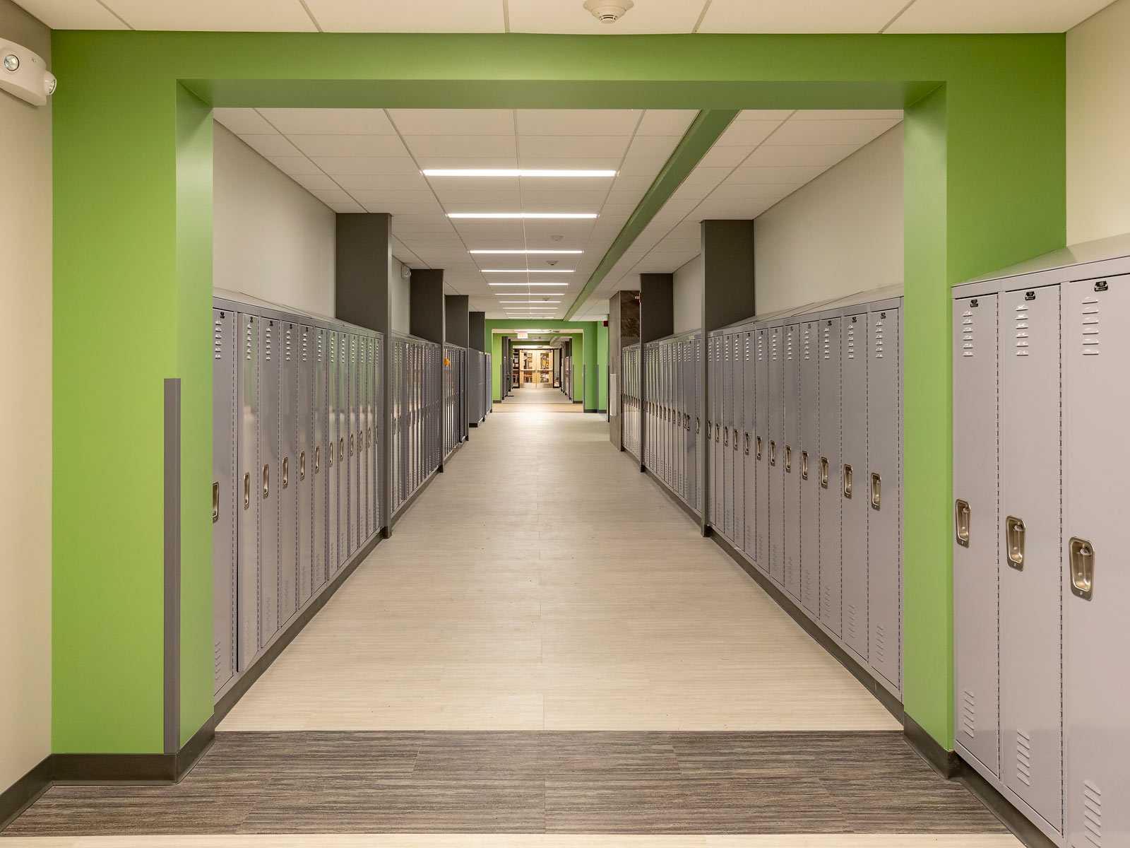 edgewood high school hallway renovation