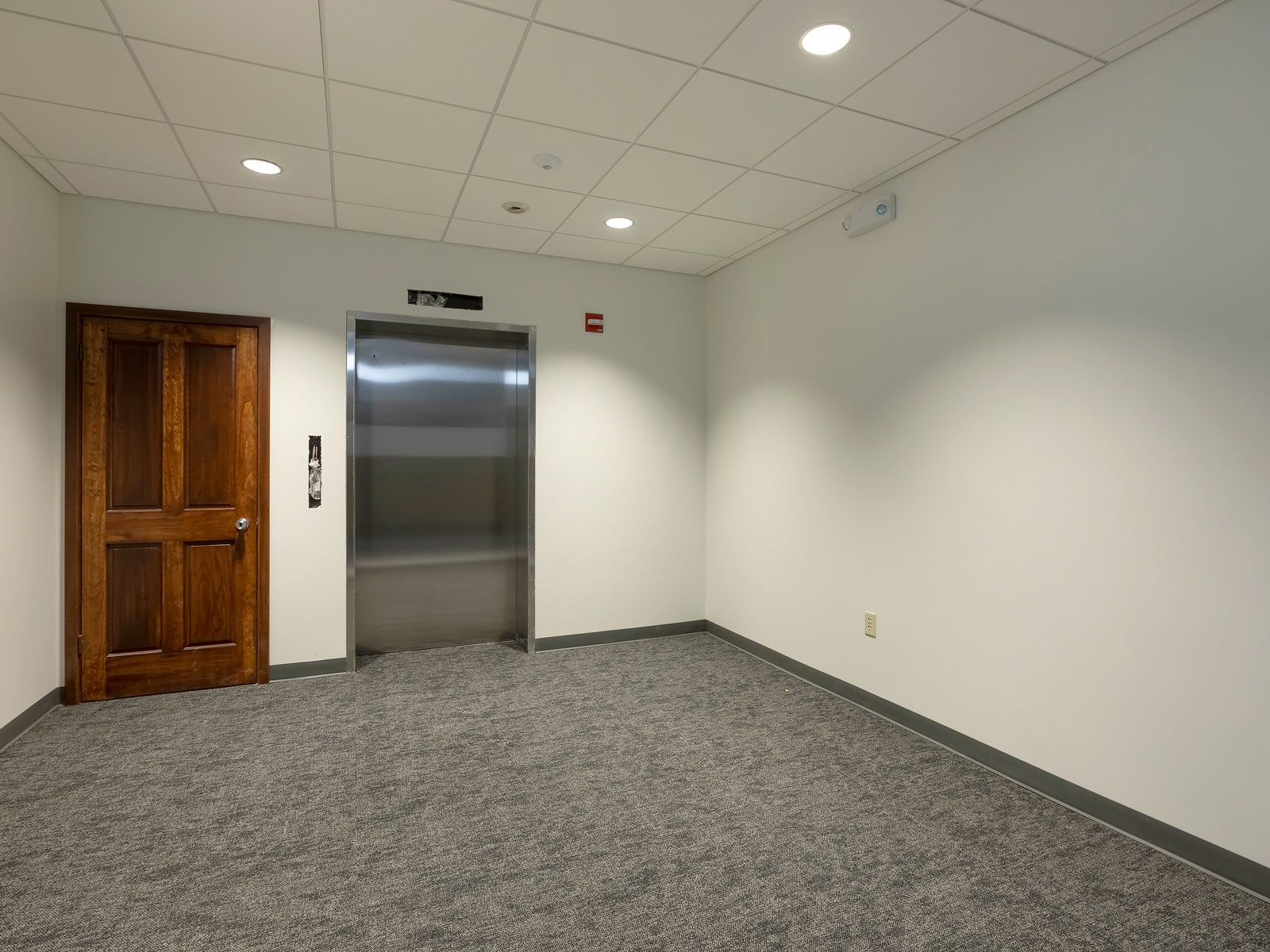 edgewood high school elevator from interior