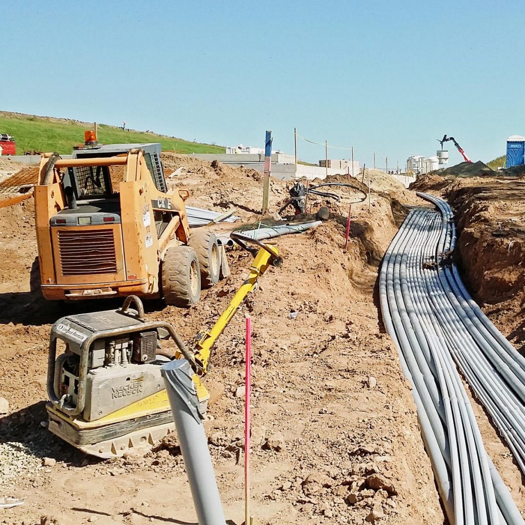 Biogas underground piping