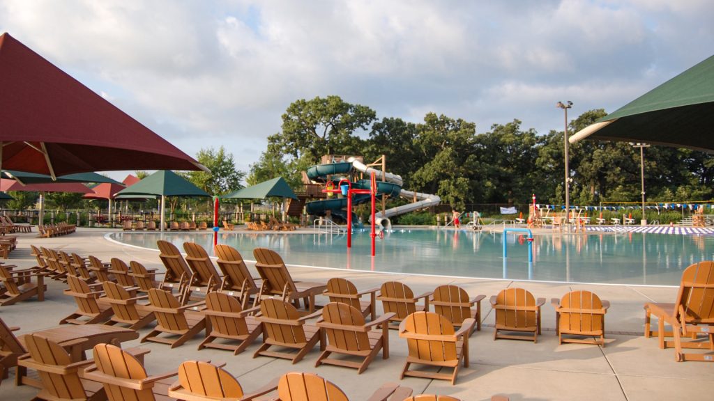 Goodman Pool with chairs