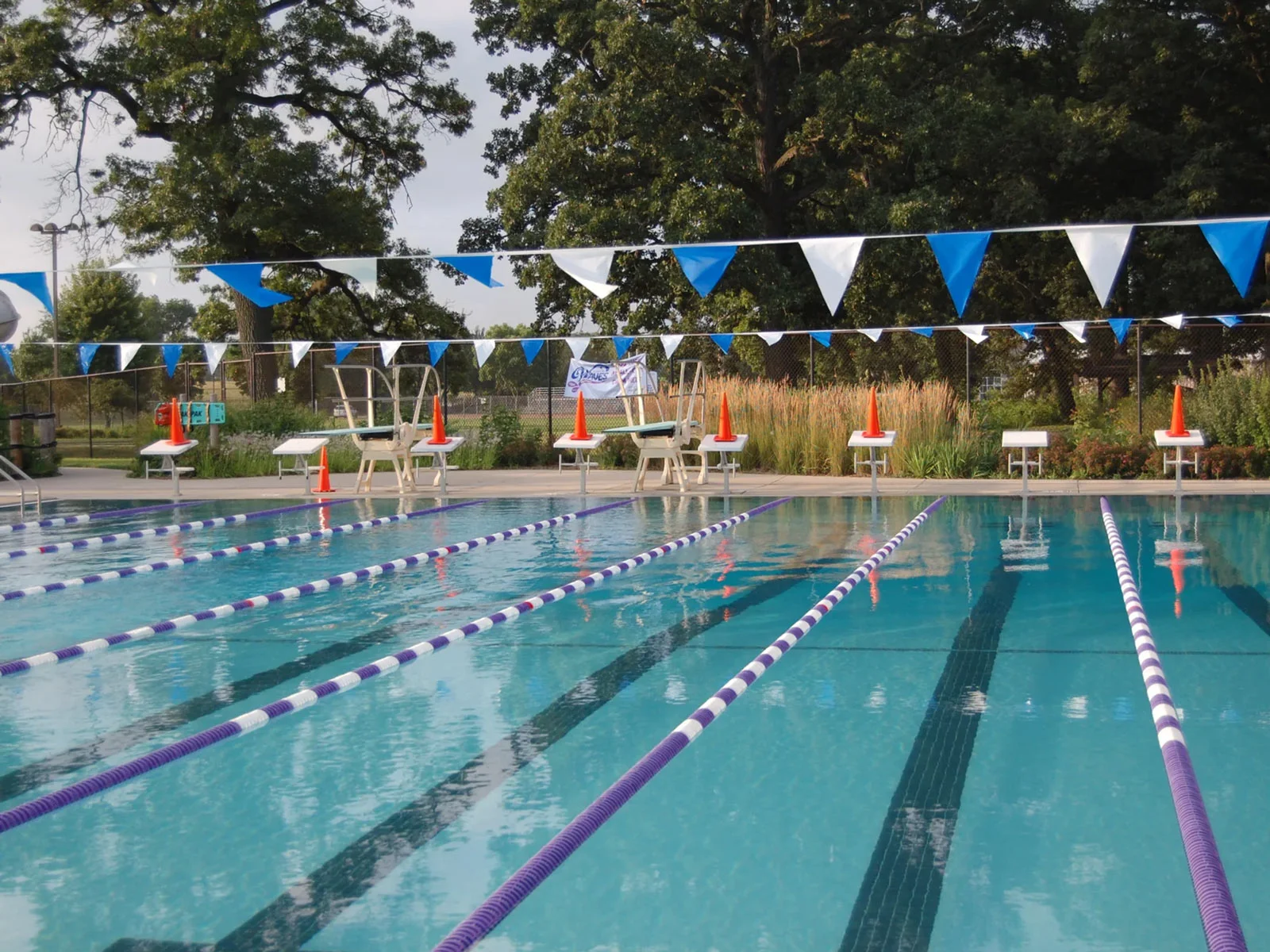 Goodman Pool swimming lanes