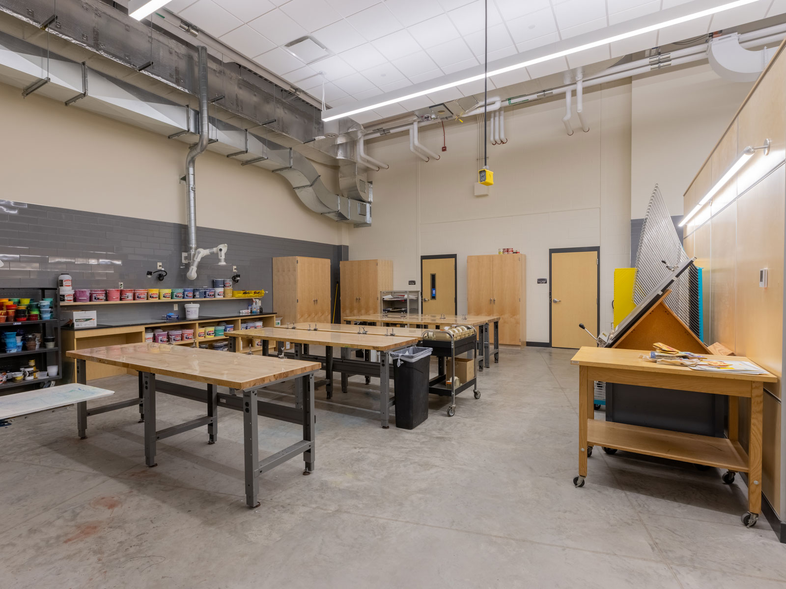 Madison College Print Shop workspace