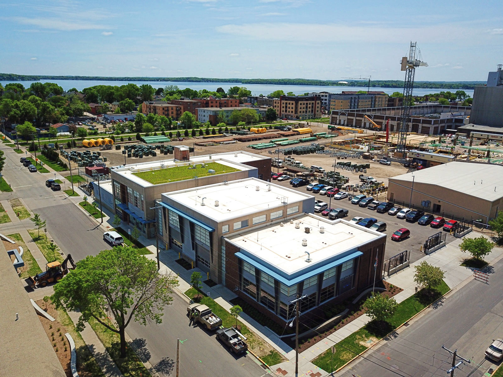 Madison Water Utility from drone