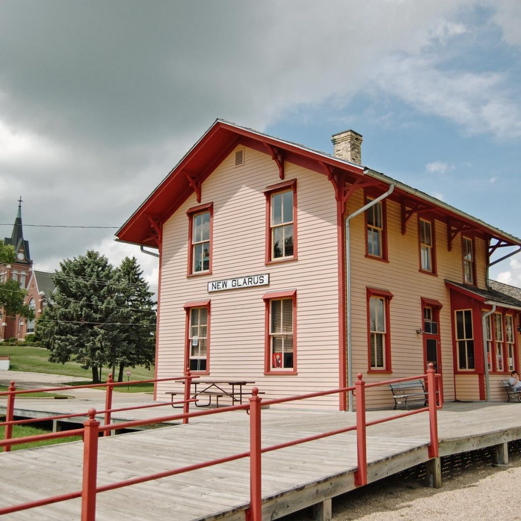 new glarus train depot remodeled