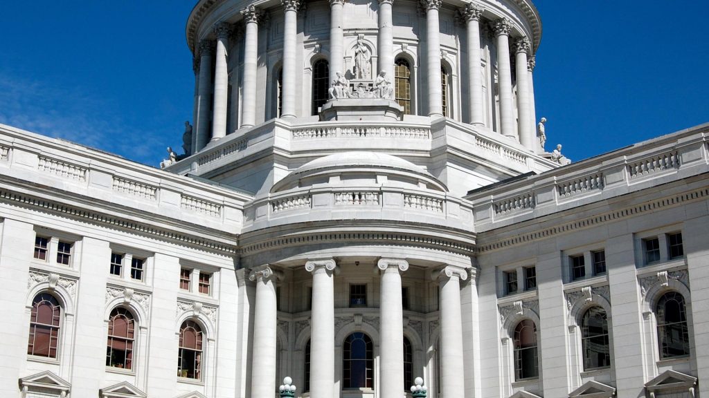 entrance to WI capitol