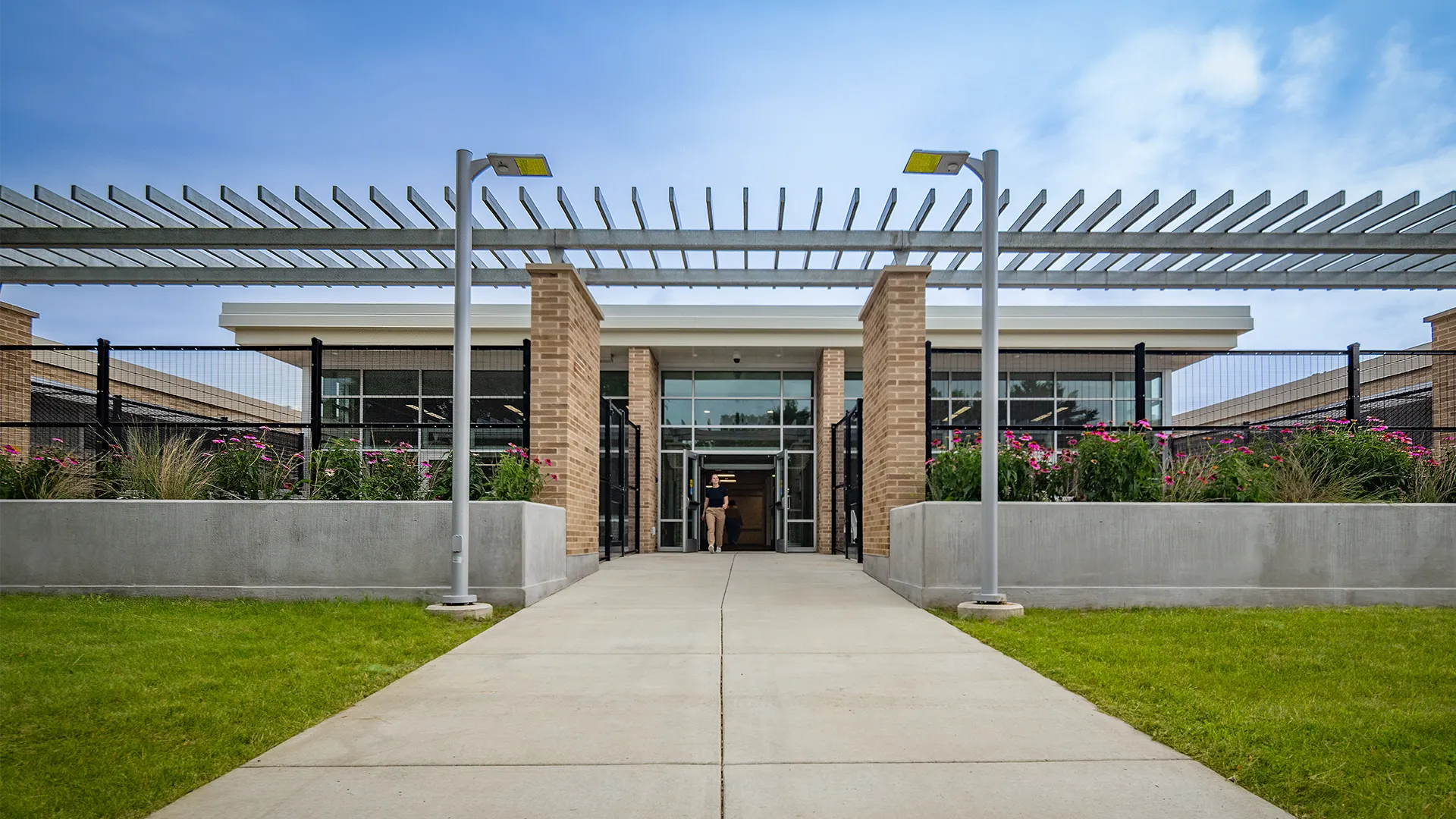 CWC Building 6 - exterior entrance